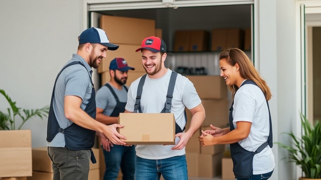 Movers collaborating on move management