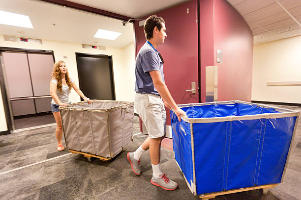 dorm move-out storage bottleneck during finals week